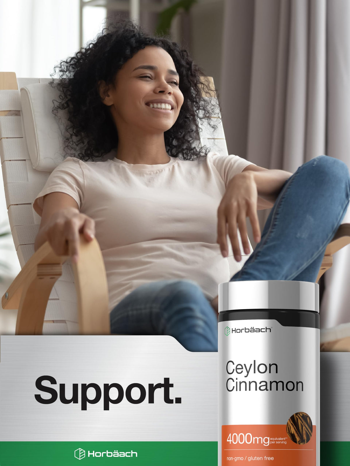 Horbäach Capsules de Cannelle de Ceylan ouvertes avec capsules visibles