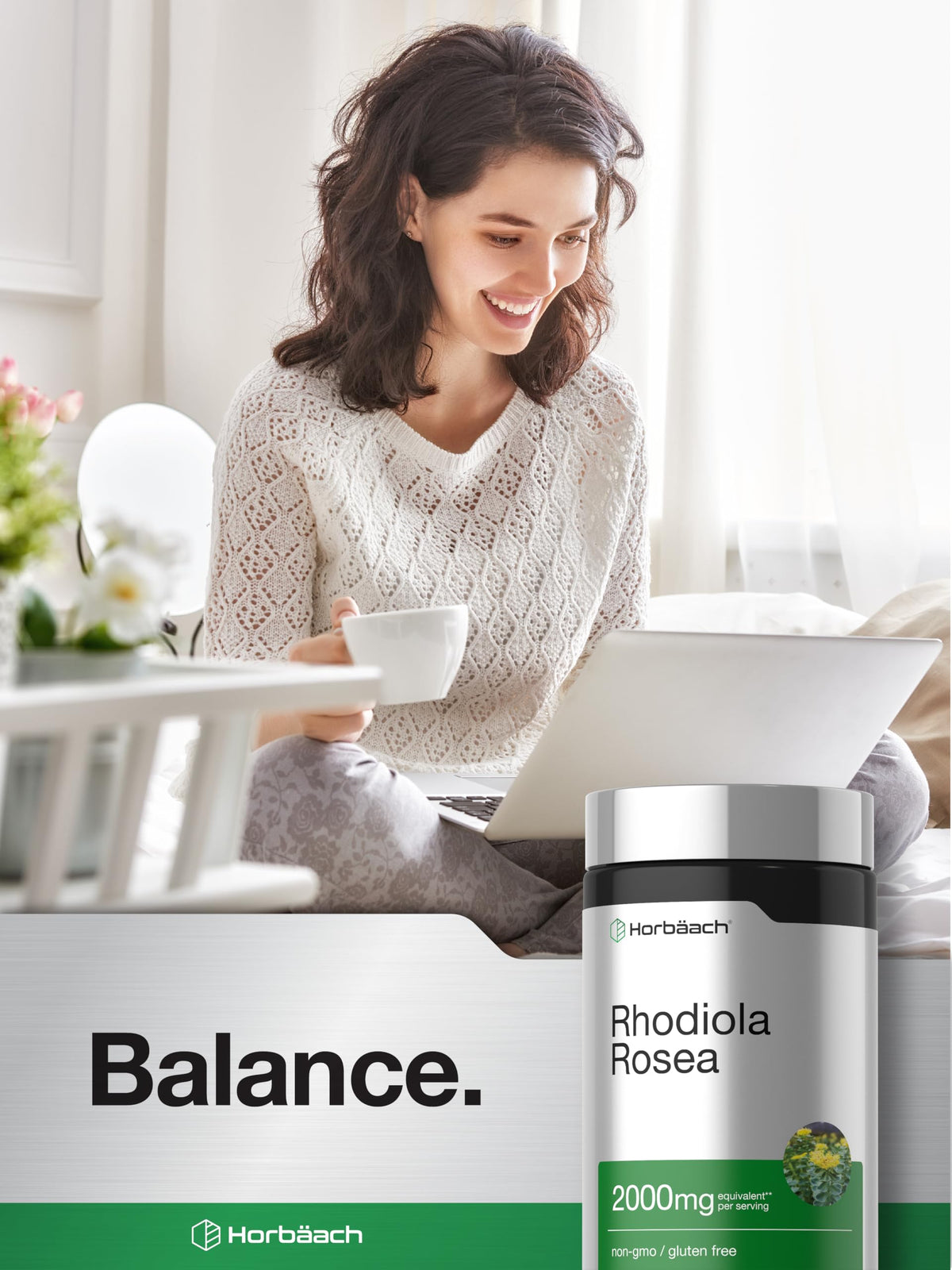 Horbäach Capsules de Rhodiola Rosea 180 Comp. avec d'autres compléments alimentaires