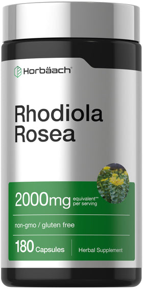 Horbäach Capsules de Rhodiola Rosea 180 Comp. vue de face