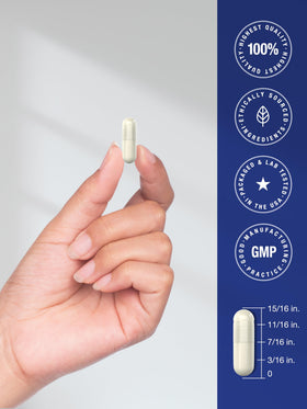 Horbäach capsules montrant la portion recommandée