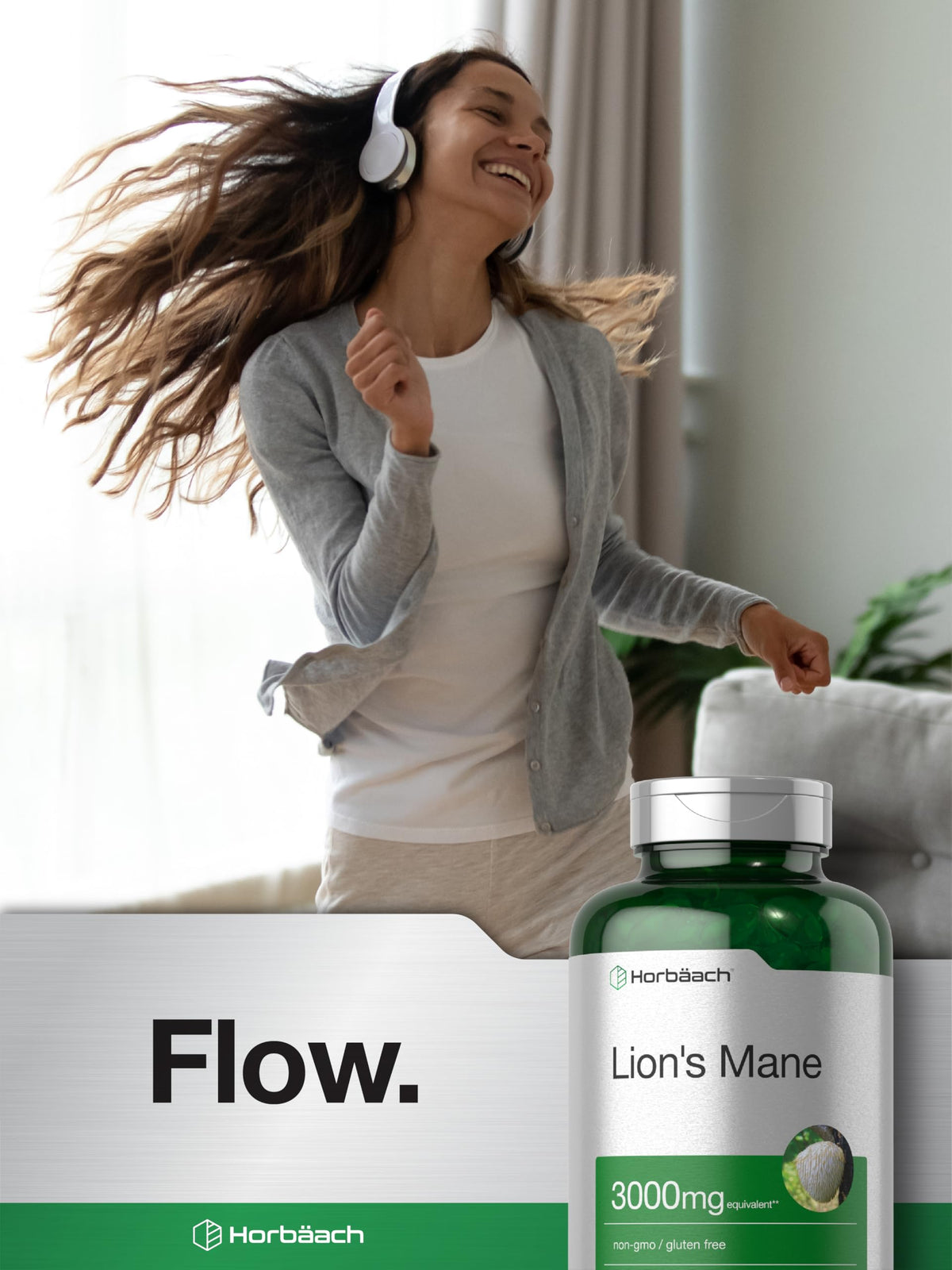 Horbäach champignon Lion's Mane capsules avec d'autres compléments