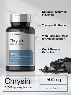 Horbäach Chrysin extrait de passiflore en gros plan