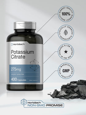 Horbäach Citrate de Potassium 400 capsules sur un comptoir