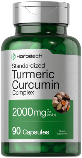 Horbäach Complément Alimentaire Curcuma 90 Capsules - vue avant