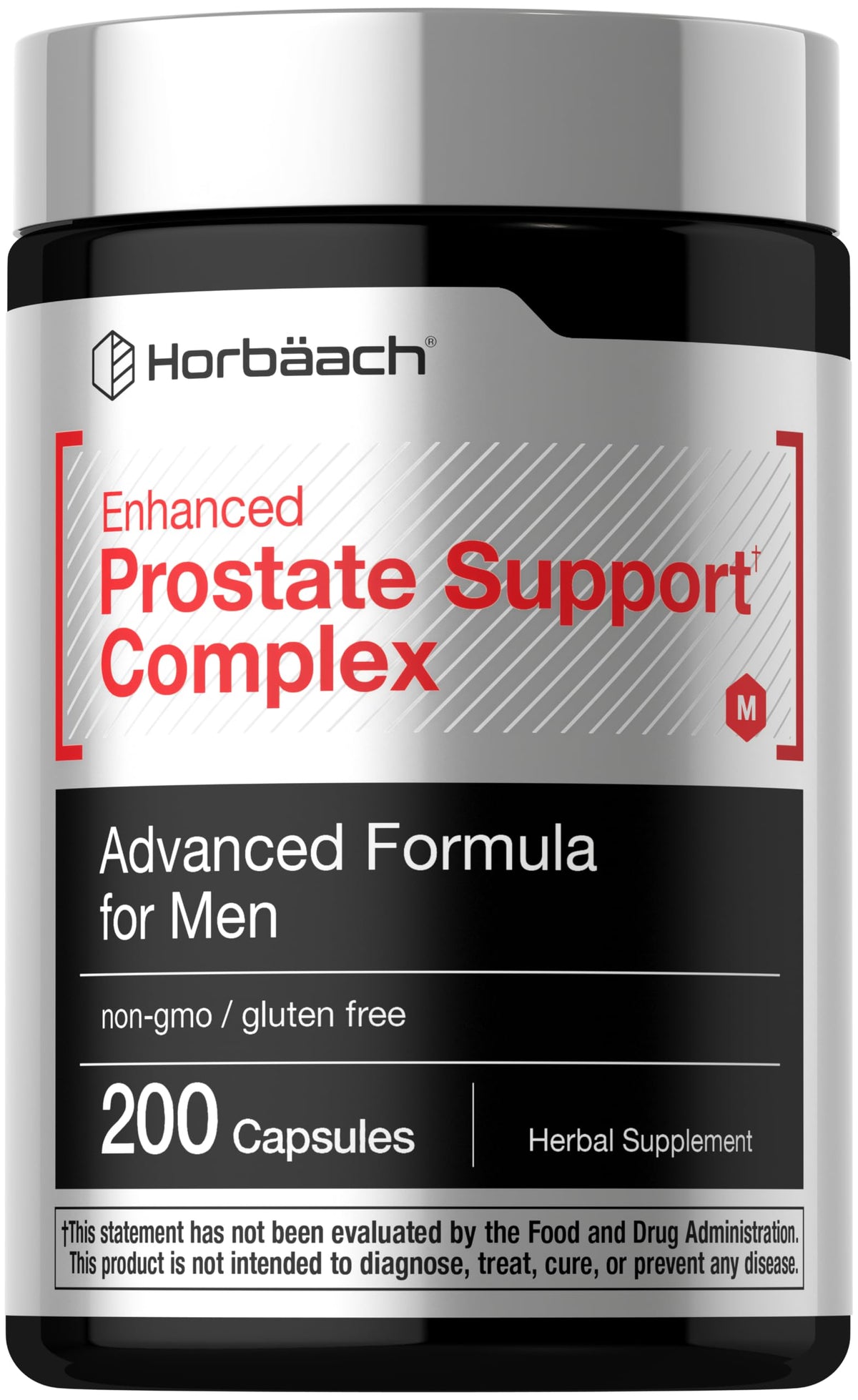 Horbäach Complément Alimentaire Prostate 200 Capsules vue avant