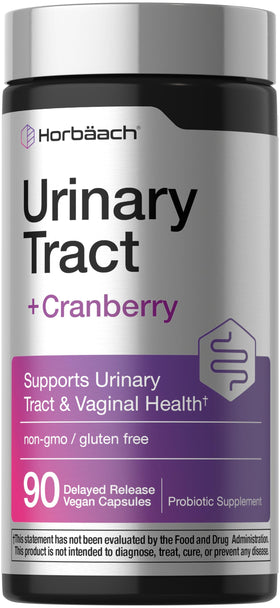 Horbäach Complément Alimentaire Santé Urinaire Femme 90 Capsules Végétales vue avant