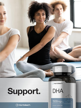 Horbäach Complément DHA 1500mg 90 gélules sur un fond neutre