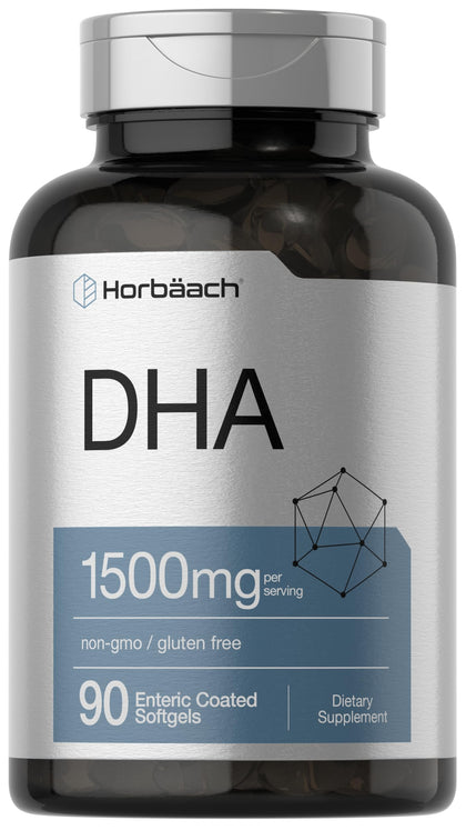 Horbäach Complément DHA 1500mg 90 gélules vue de face
