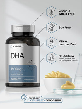 Horbäach Complément DHA 1500mg gélules dans un environnement de vie