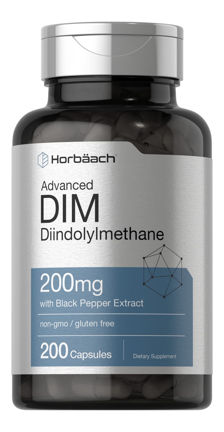 Horbäach Complément DIM 200mg vue de face avec emballage