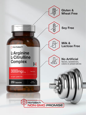 Horbäach Complex L-Arginine L-Citrulline 3000mg packaging