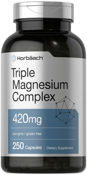 Horbäach Complexe de Magnésium 420 mg 250 capsules avant
