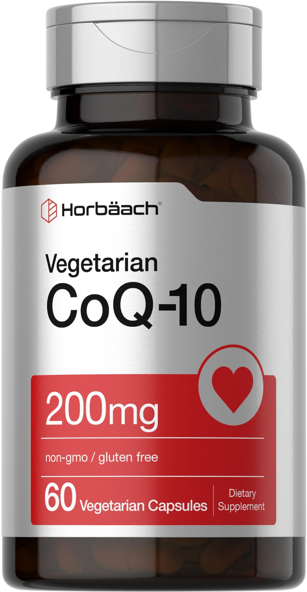 Horbäach CoQ10 200mg capsules végétariennes, emballage avant
