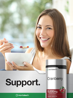 Horbäach Cranberry 250 capsules avec flacon et bouchon
