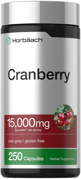 Horbäach Cranberry 250 capsules vue de face