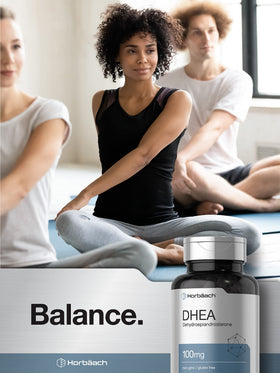 Horbäach DHEA 100mg 200 capsules étiquetées