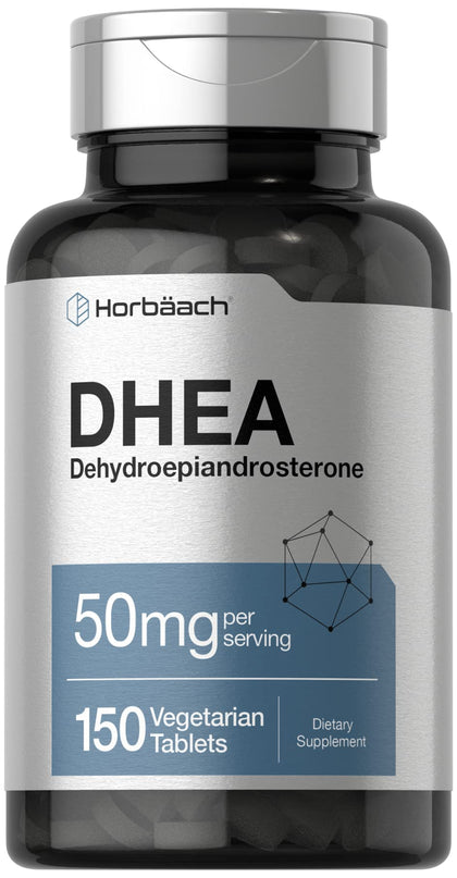Horbäach DHEA 50mg 150 comprimés boîte vue de face