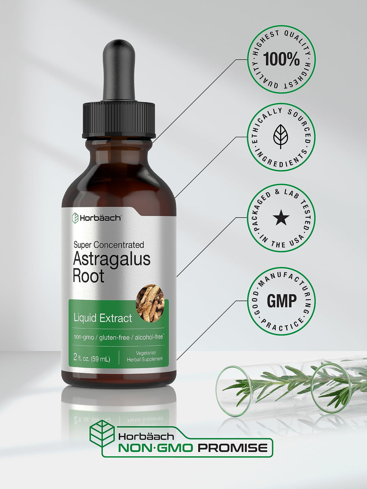 Horbäach extrait d'astragale 60 ml en environnement naturel