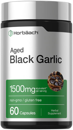Horbäach Extrait de Ail Vieilli Capsules 60 Compte avant