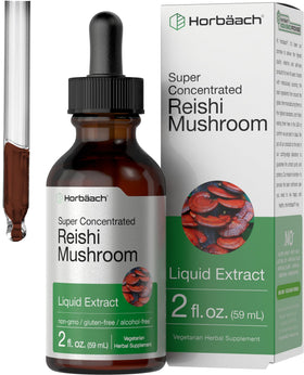 Horbäach Extrait de Champignon Reishi 60 ml vue avant avec étiquette