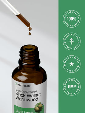 Horbäach Extrait de Coque de Noix Noire et Absinthe 60 ml - présentation