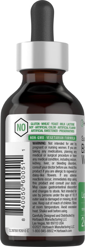 Horbäach Extrait de Coque de Noix Noire et Absinthe 60 ml - vue de côté