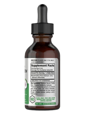 Horbäach Extrait de Racine de Guimauve 60 ml avec étiquette visible