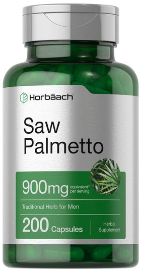 Horbäach Extrait de Saw Palmetto 200 Capsules - vue de l'avant