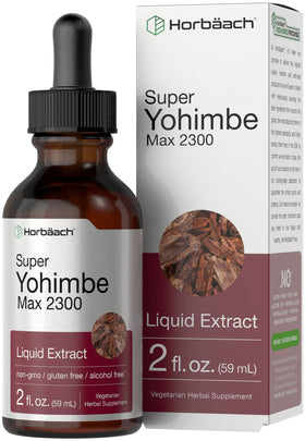 Horbäach extrait liquide d'écorce de yohimbe 2300 mg vue avant