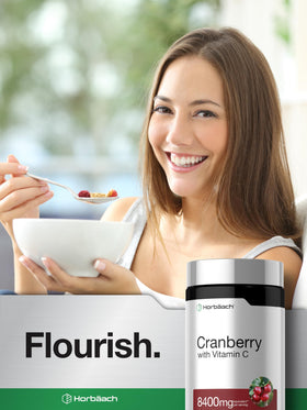 Horbäach gélules de canneberge avec informations nutritionnelles