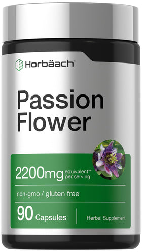 Horbäach gélules de fleurs de passiflore 90 gélules avant vue