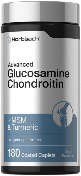 Horbäach Glucosamine Chondroitin 180 gélules, vue avant avec emballage