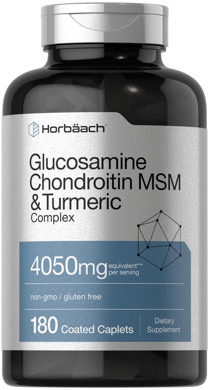 Horbäach Glucosamine Chondroitin MSM 180 comprimés vue avant