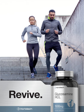 Horbäach Glucosamine HCL 1500mg 120 comprimés ouverte