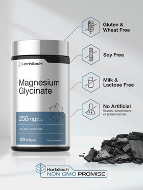 Horbäach Glycinate de Magnésium 120 Gélules sur table
