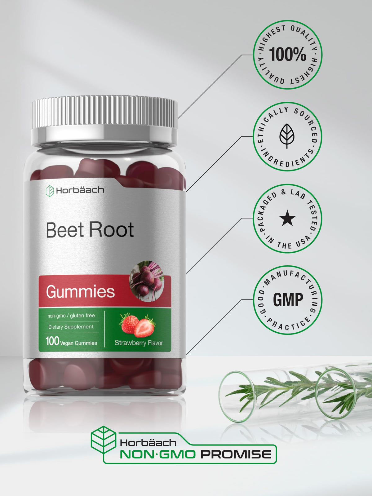 Horbäach Gummies de Betterave, prise en main