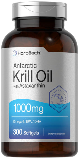 Horbäach Huile de Krill Antarctique 1000 mg gélules vue de face