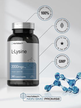 Horbäach L-Lysine 2000mg prise quotidienne