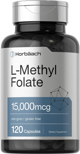 Horbäach L-Méthylfolate 15000 mcg capsule avant