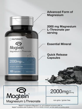 Horbäach Magnesium L-Threonate - capsules sur une table