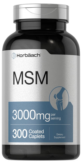 Horbäach MSM 3000mg comprimés enrobés vue de face
