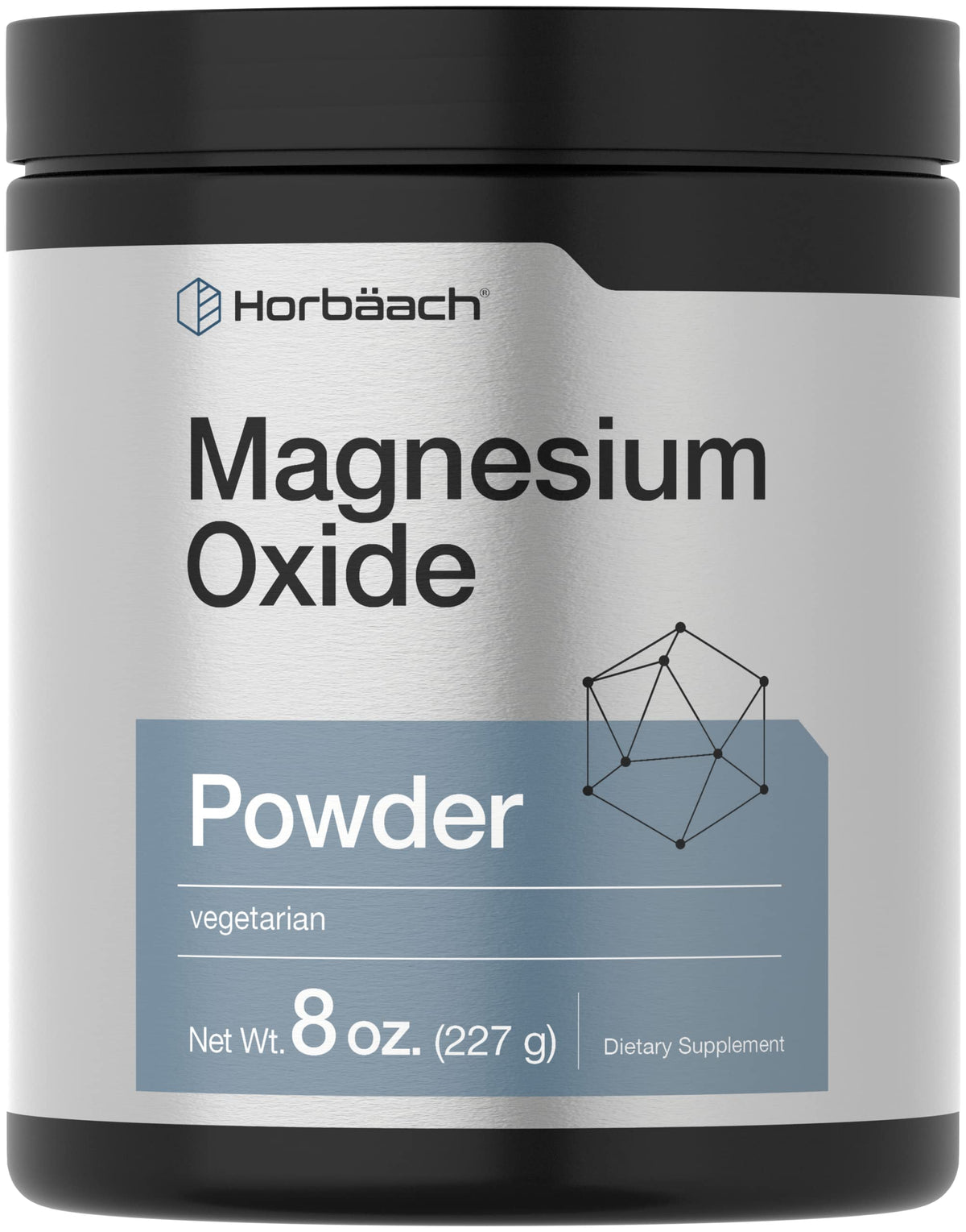 Horbäach Poudre d'Oxyde de Magnésium 227 g vue de face
