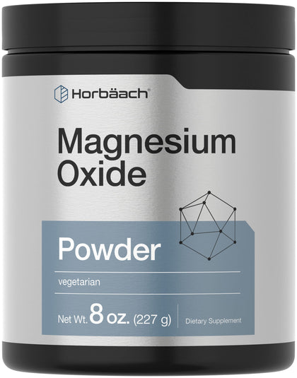 Horbäach Poudre d'Oxyde de Magnésium 227 g vue de face