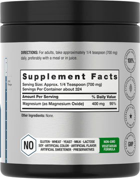 Horbäach Poudre d'Oxyde de Magnésium 400 mg par portion