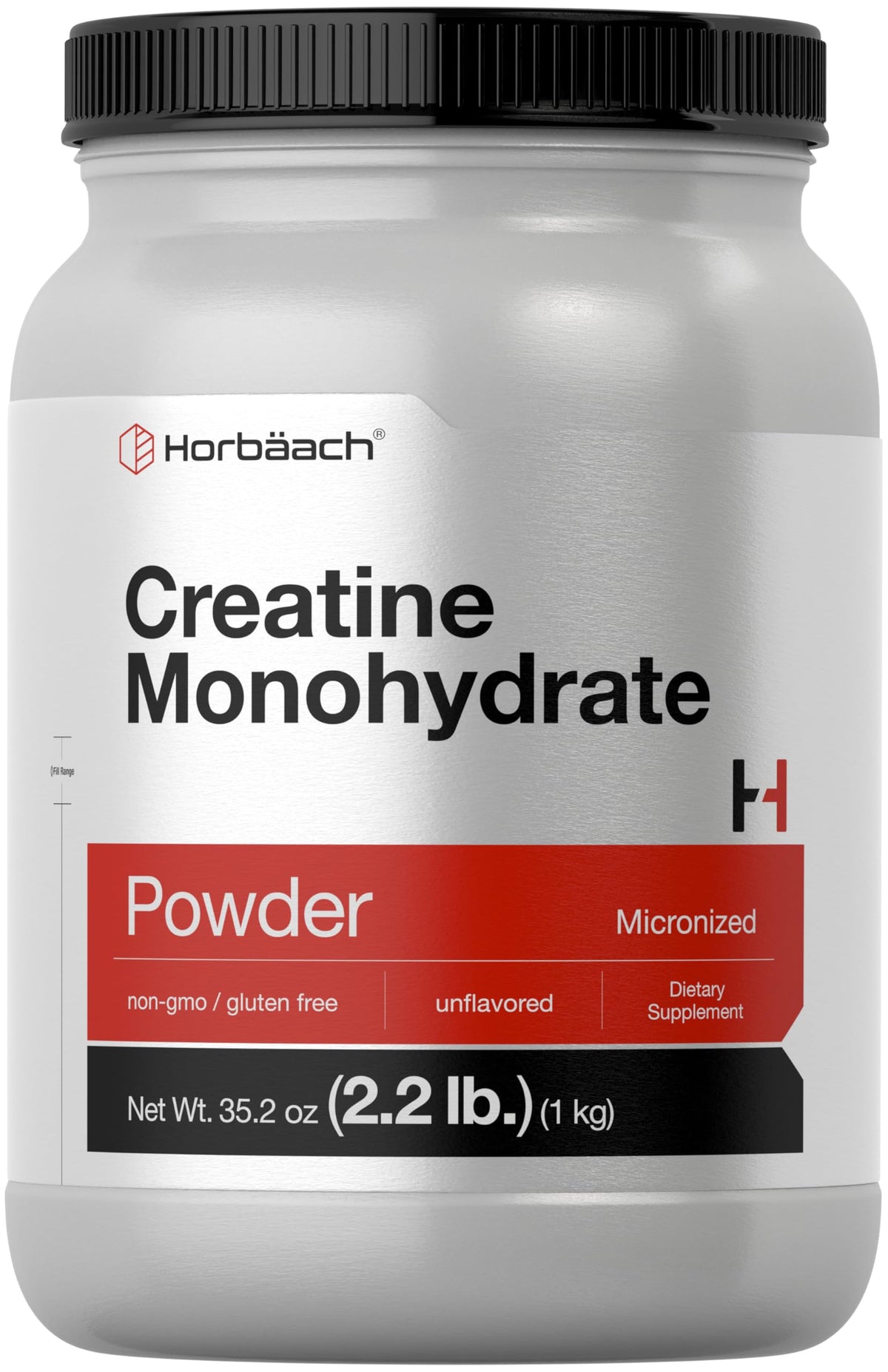 Horbäach Poudre de Créatine Monohydrate 1152g vue de face