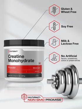 Horbäach Poudre de Créatine Monohydrate 621g en utilisation