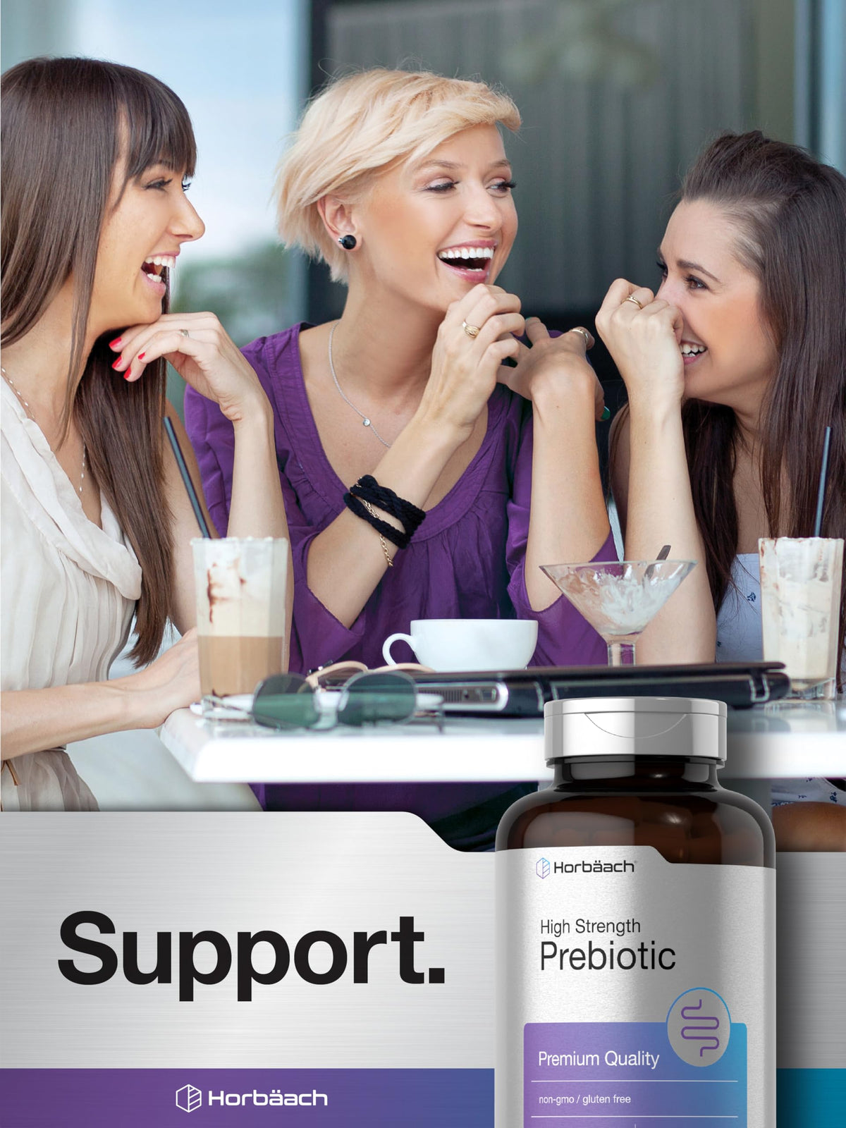 Horbäach prébiotique 120 capsules emballage