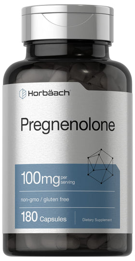 Horbäach Pregnenolone 100mg 180 capsules vue de face