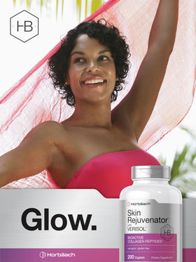 Horbäach Rejuvenateur de Peau 240g - gélules dans la main