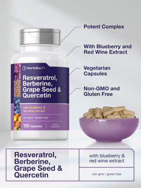 Horbäach Resveratrol gélules montrant la taille des capsules